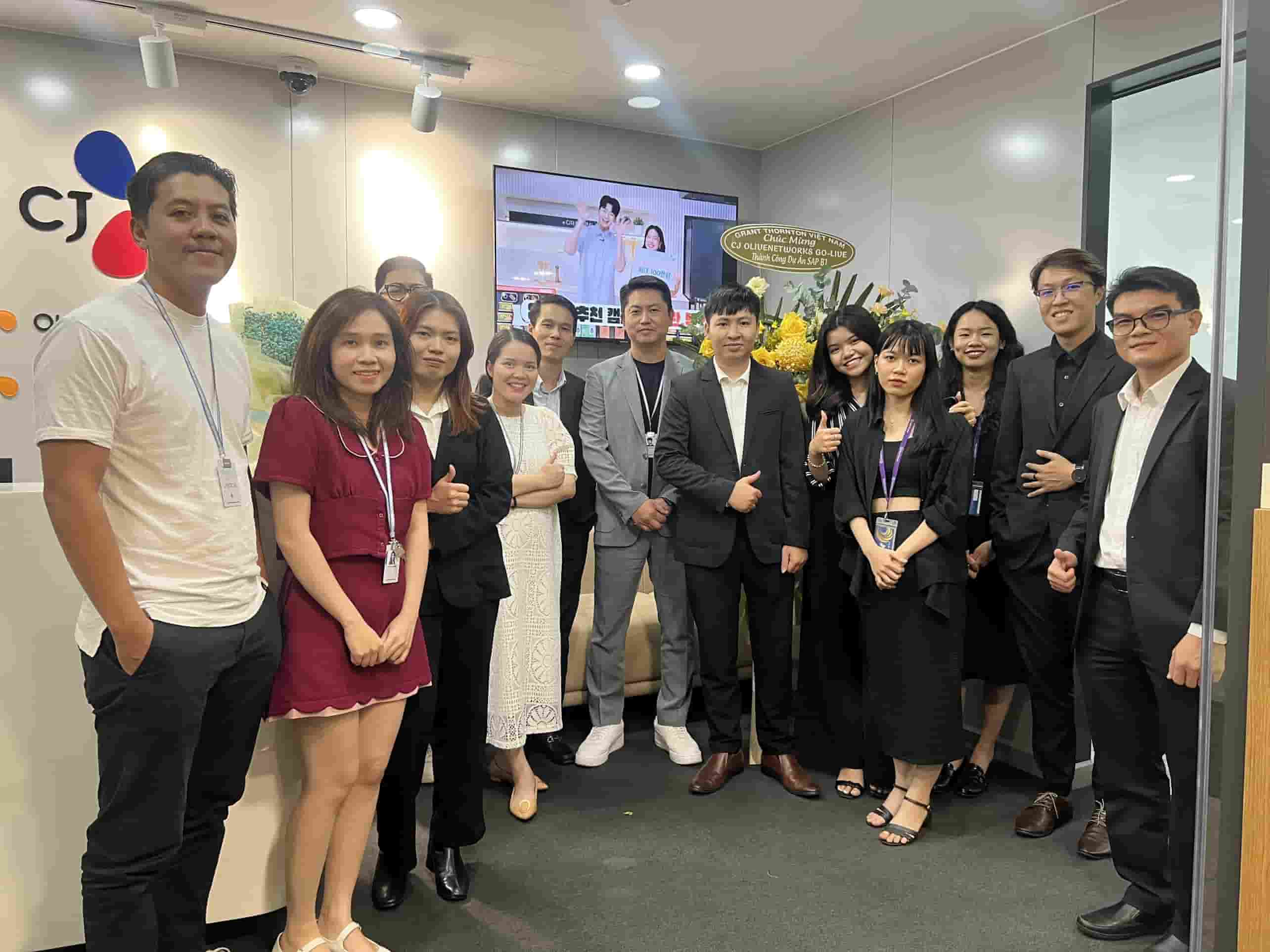 Dự án triển khai SAP Business One tại công ty CJ Olivenetworks Vina đã ...