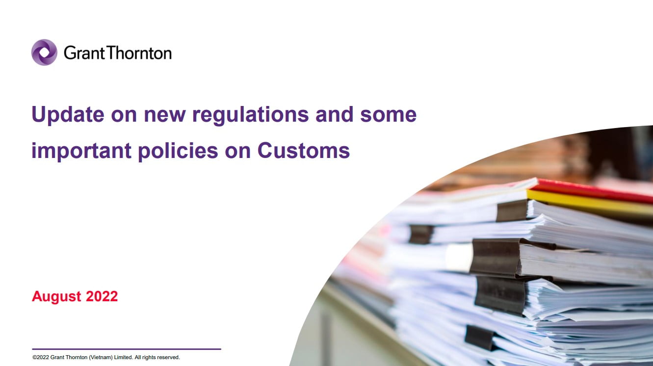 Customs Newsletter in English